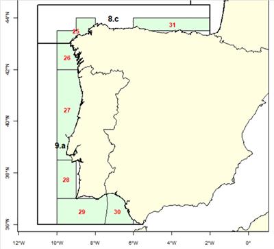 First Maximum Sustainable Yield advice for the Nephrops norvegicus stocks of the Northwest Iberian coast using stochastic Surplus Production model in Continuous Time (SPiCT)